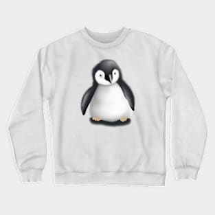 Cute Penguin Drawing Crewneck Sweatshirt
